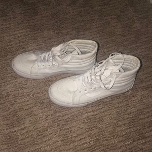 White high top vans